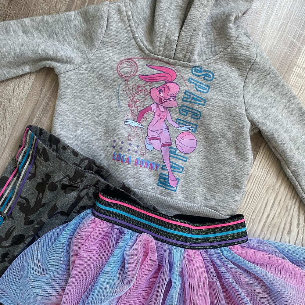 Infant girl space jam 3 piece set 💜💕✨